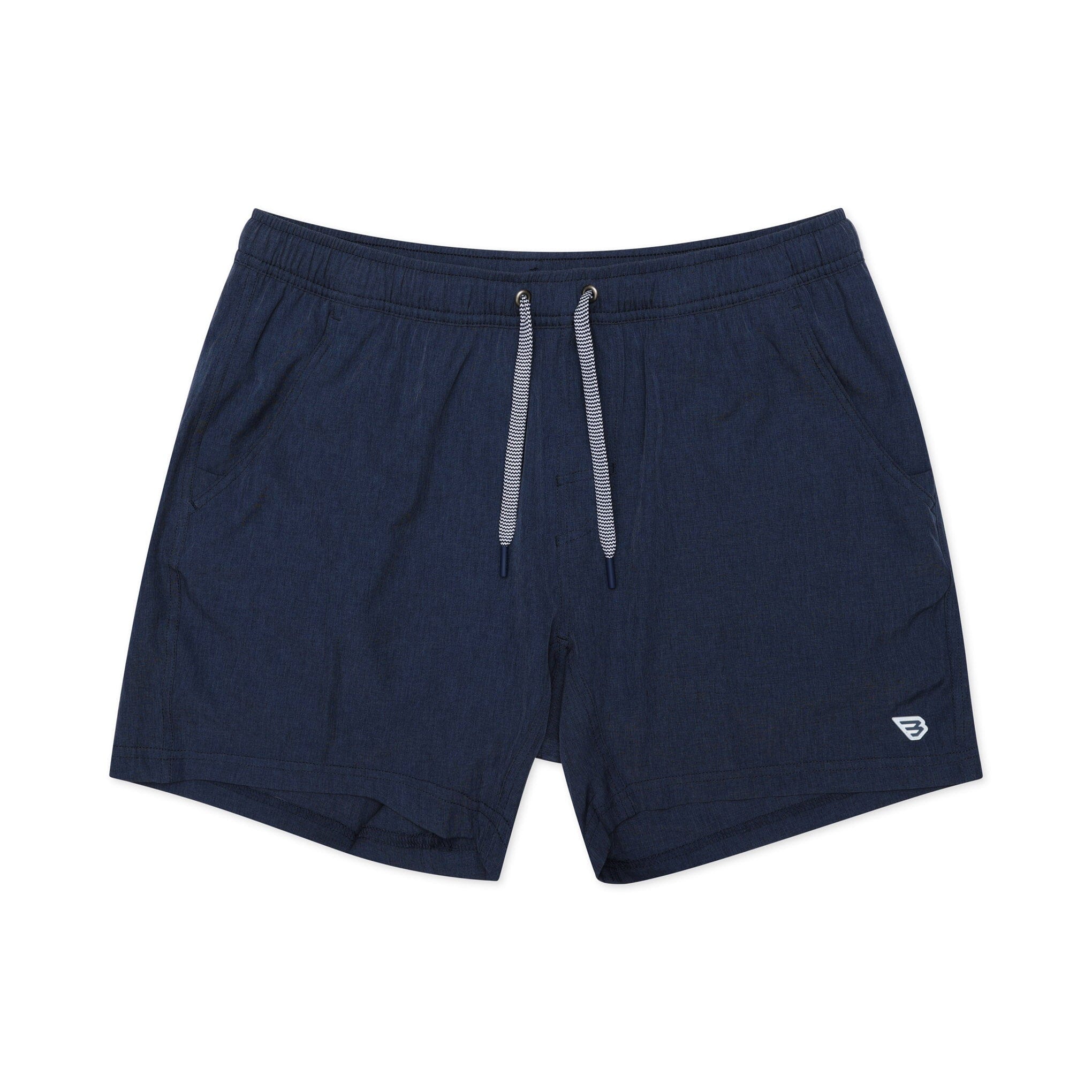 Athletic Short - Heather Navy - American Flag Liner - Image 5