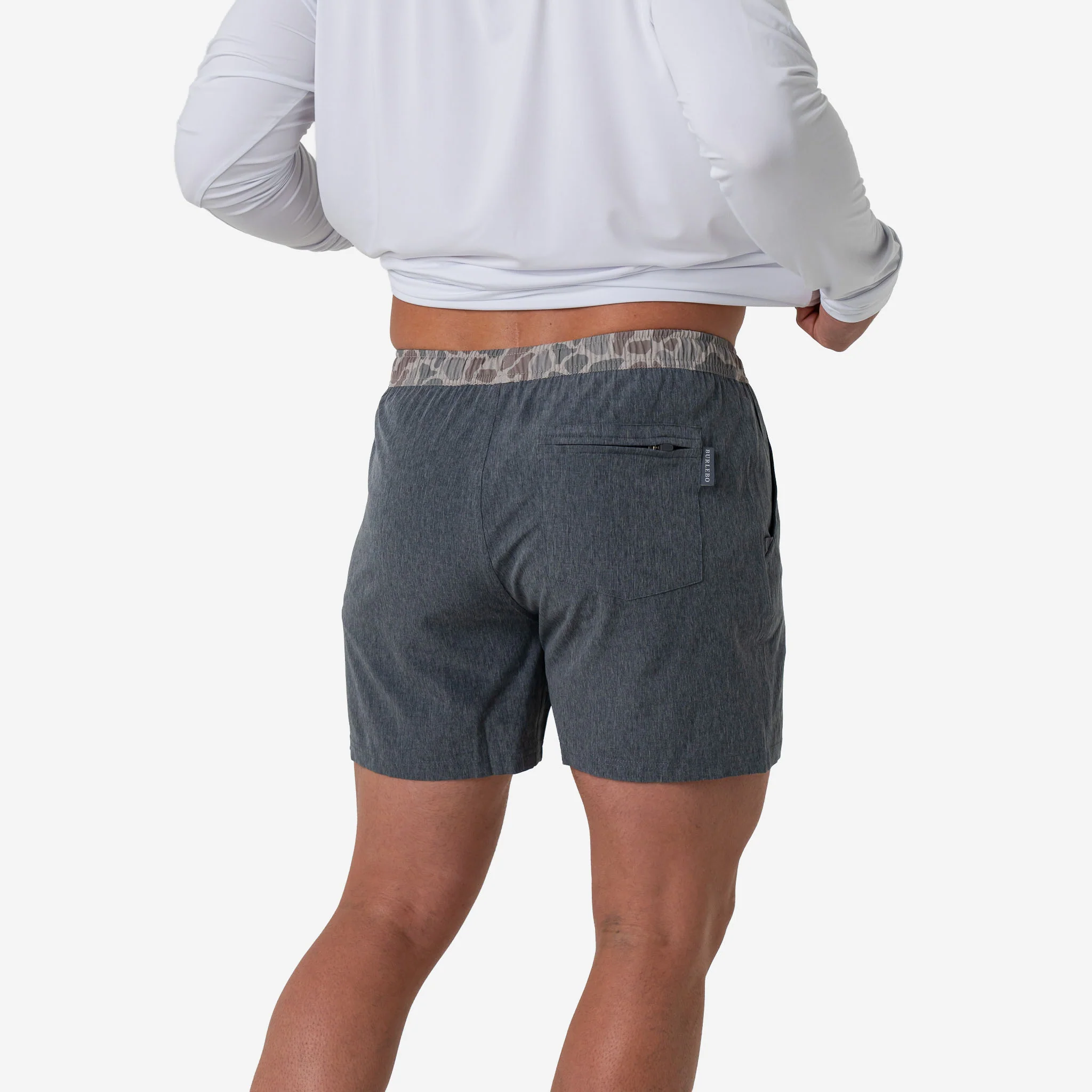 Athletic Short - Grizzly Grey - Classic Deer Camo Liner - Image 4