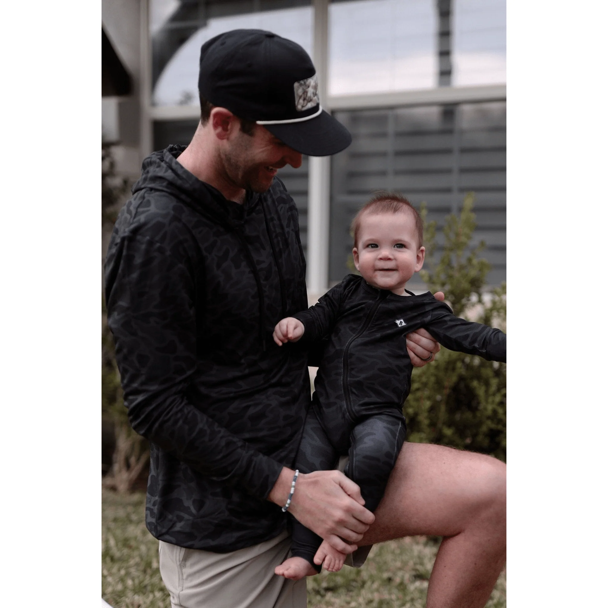 Baby Zip Up - Black Camo - Image 3