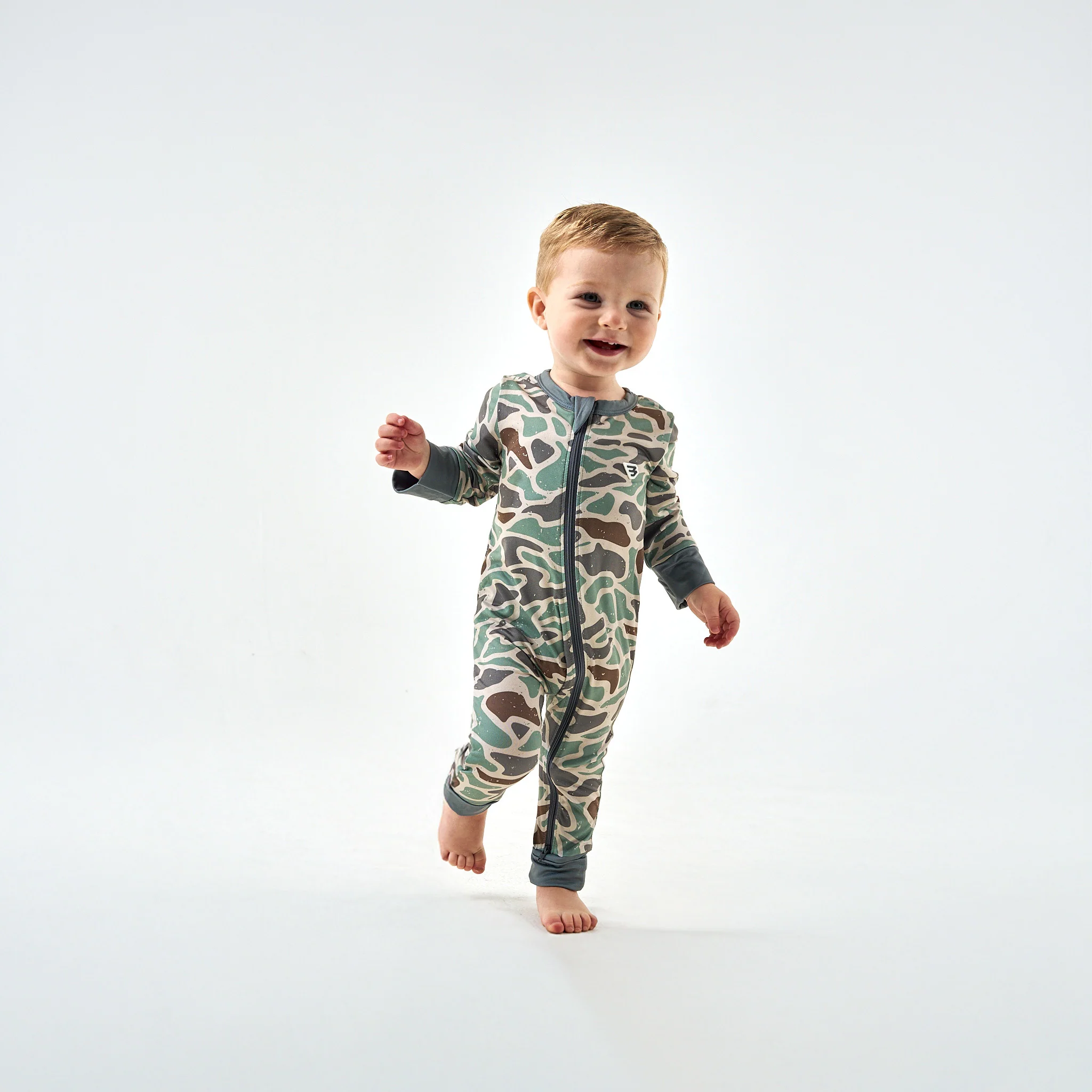 Baby Zip Up - Retro Duck Camo - Image 3