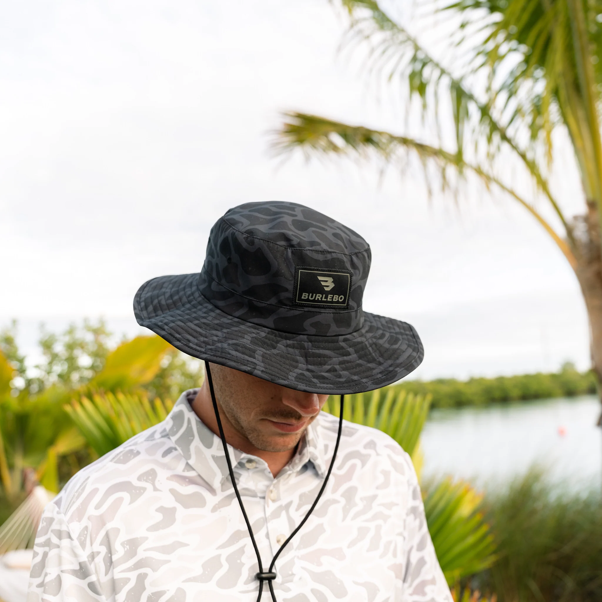 Bucket Hat - Black Camo - Image 2