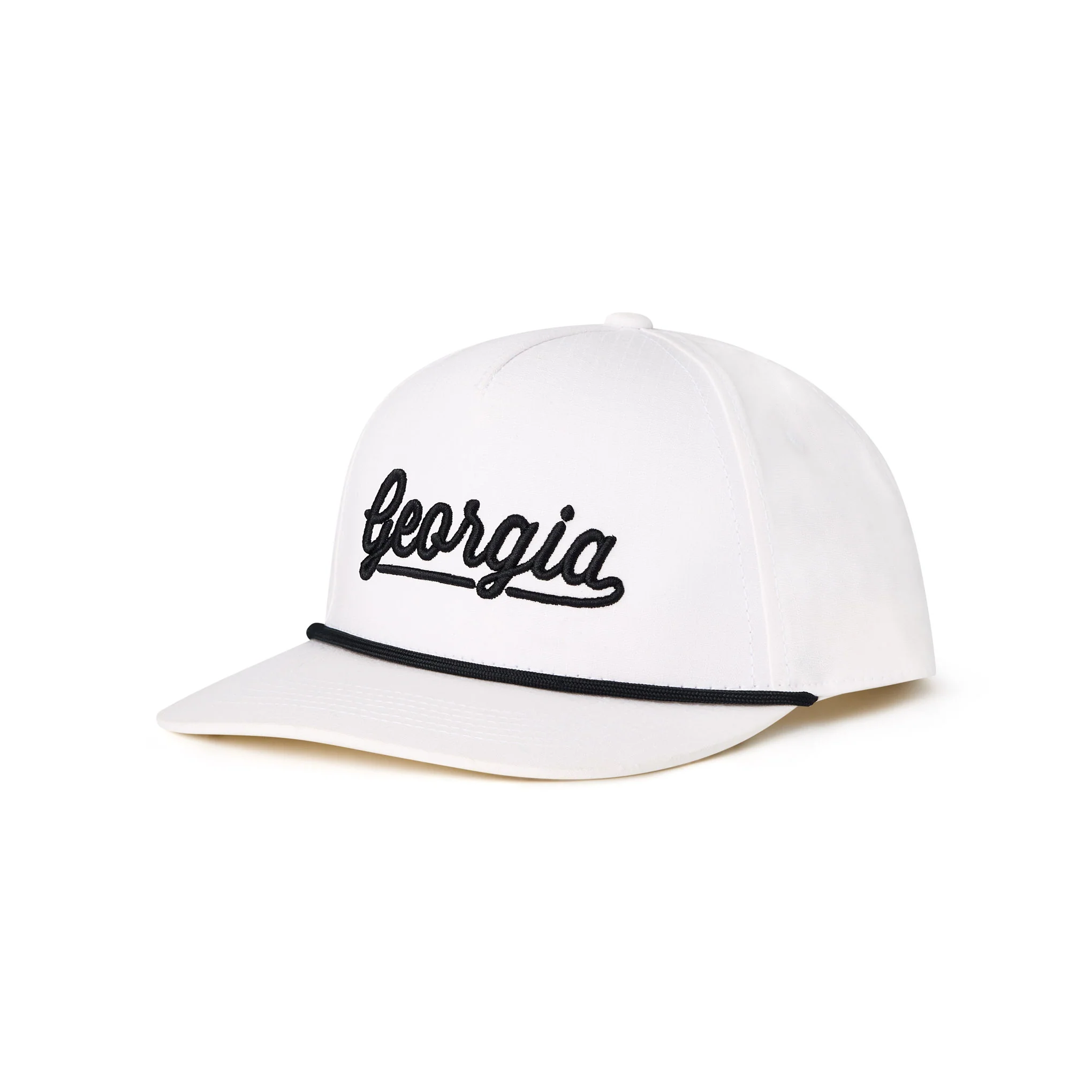 Cap - Georgia Script - White - Image 4