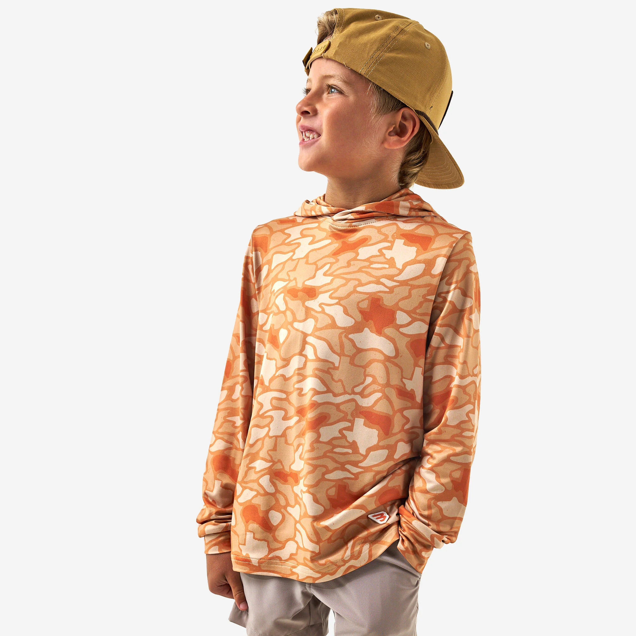 Father and Son Bundle - Performance Hoodie - Orange Texas Camo - Image 2