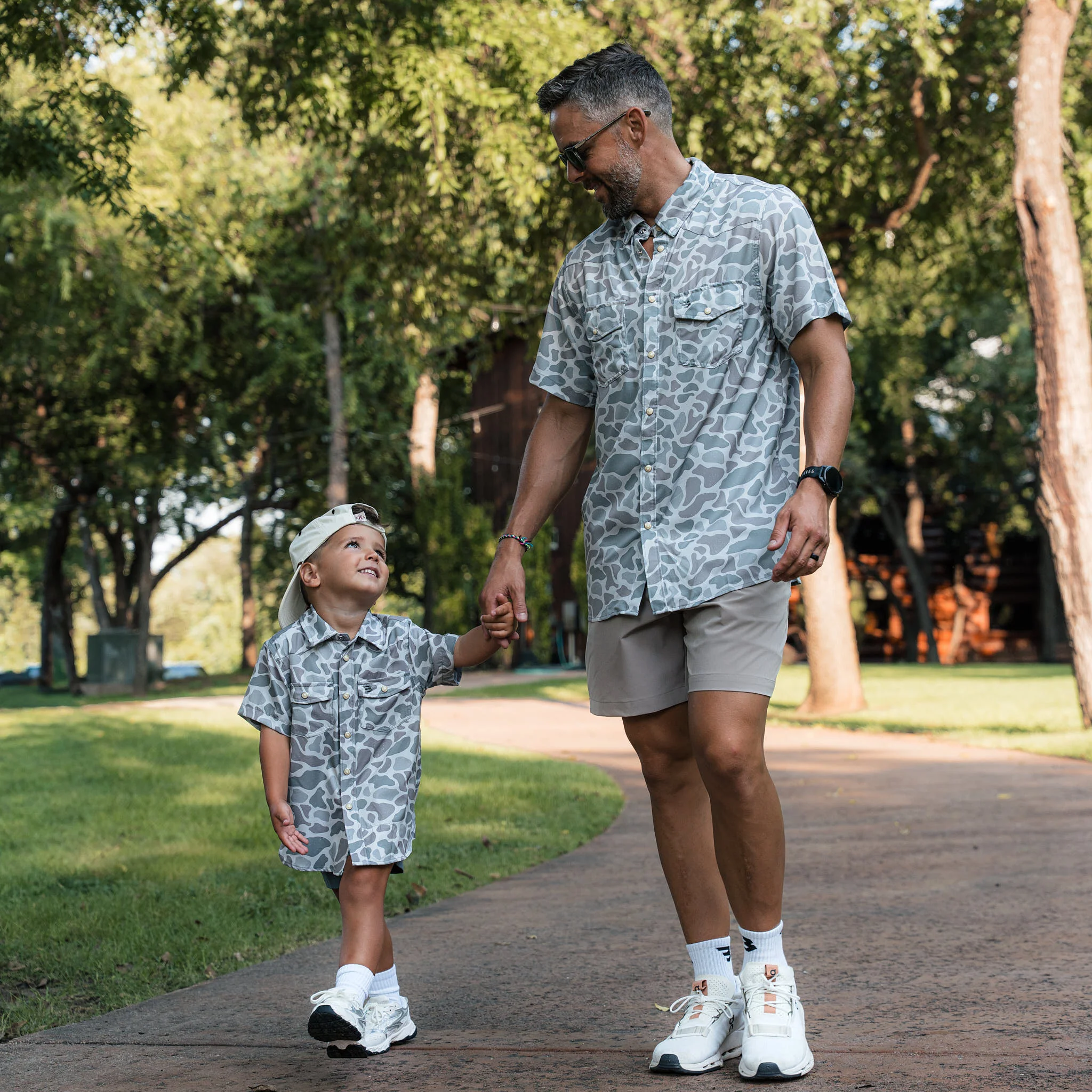 Father and Son Bundle - Performance Western Shirt - Classic Deer Camo - Image 5