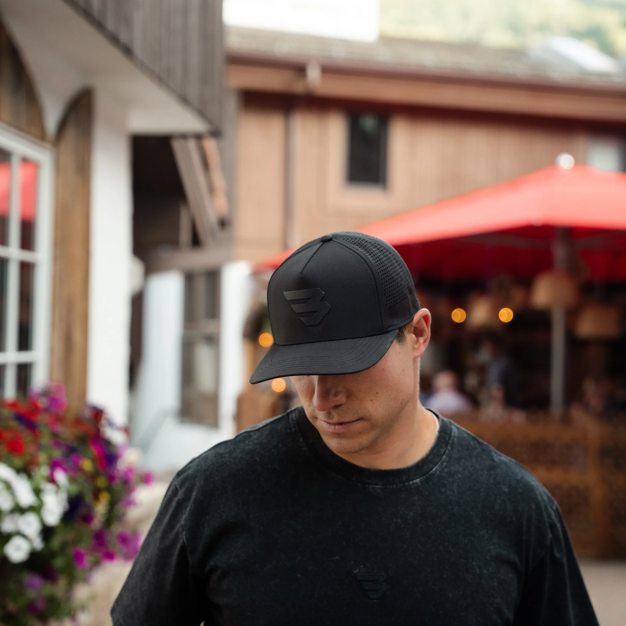 Performance Cap - Flying B Logo  - Black - Image 5