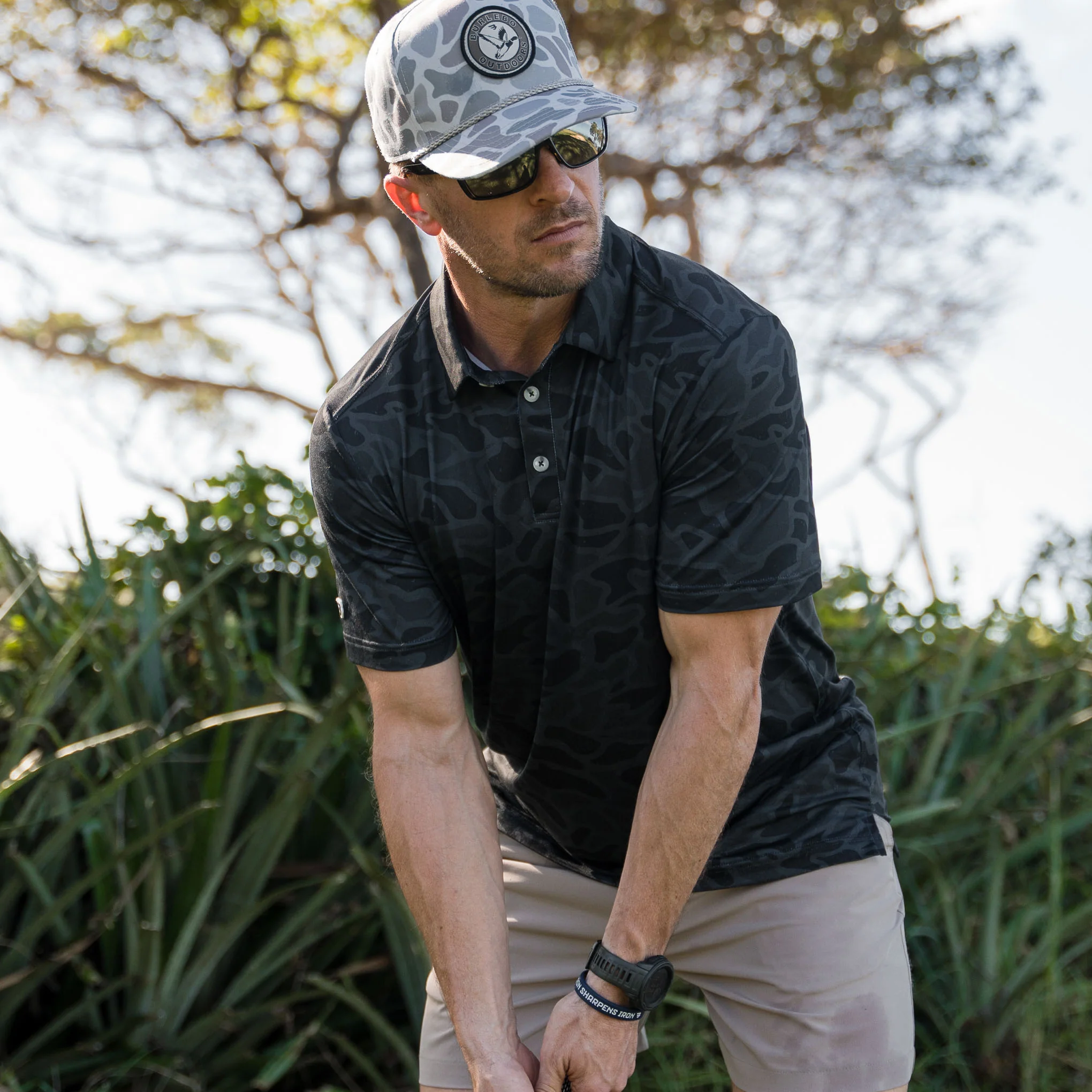 Performance Polo - Black Camo - Image 2