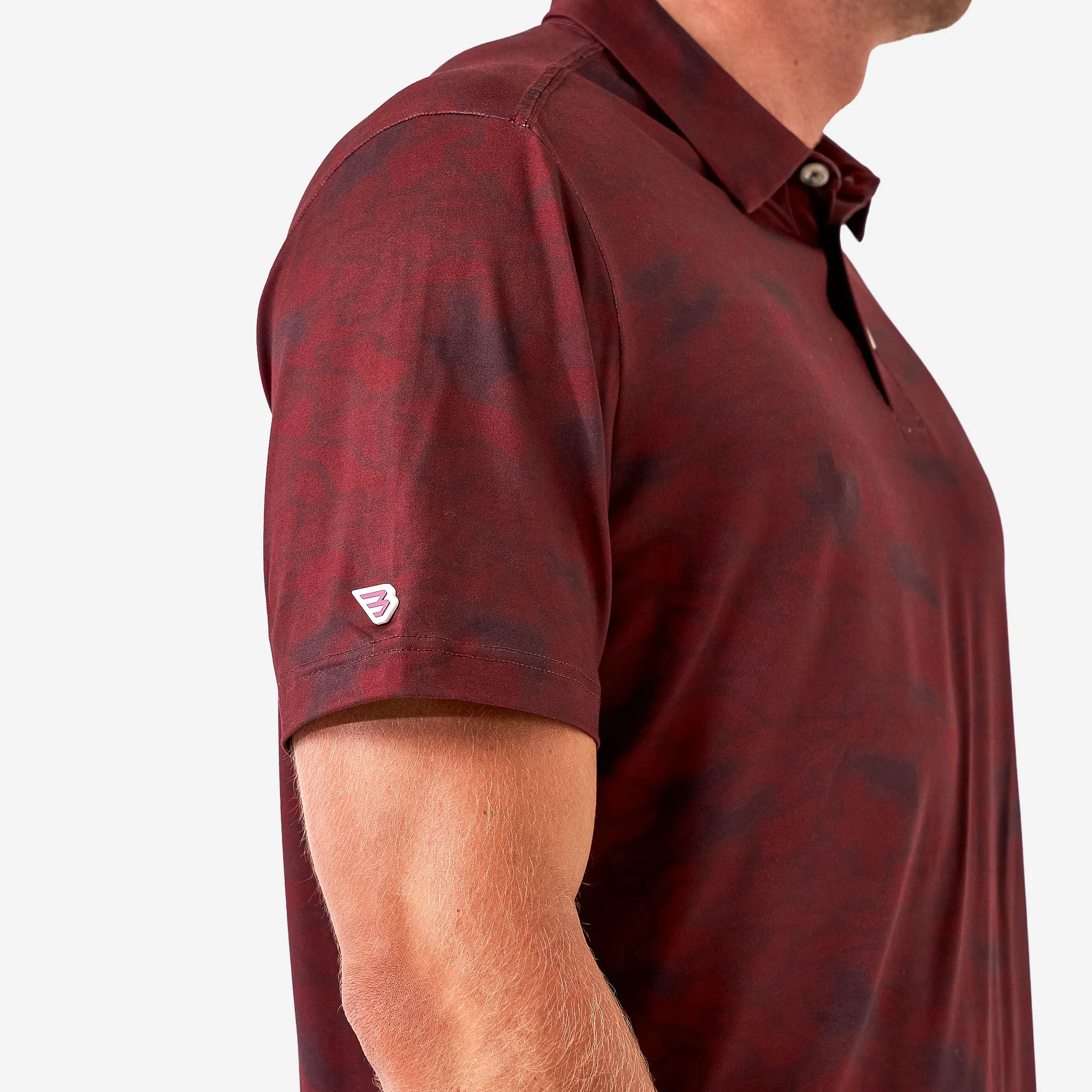 Performance Polo - Maroon Texas Camo - Image 4