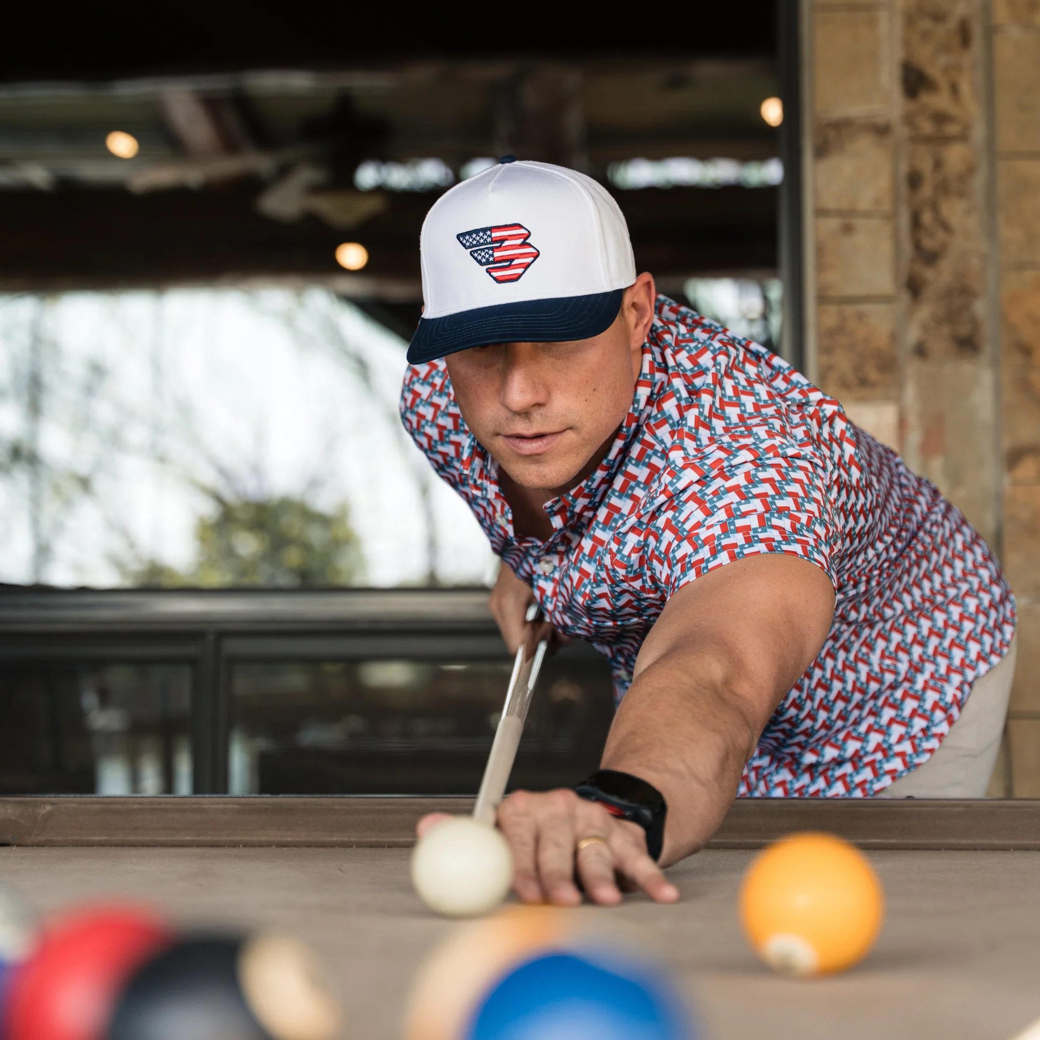 Performance Polo - Texas Flag - Image 2