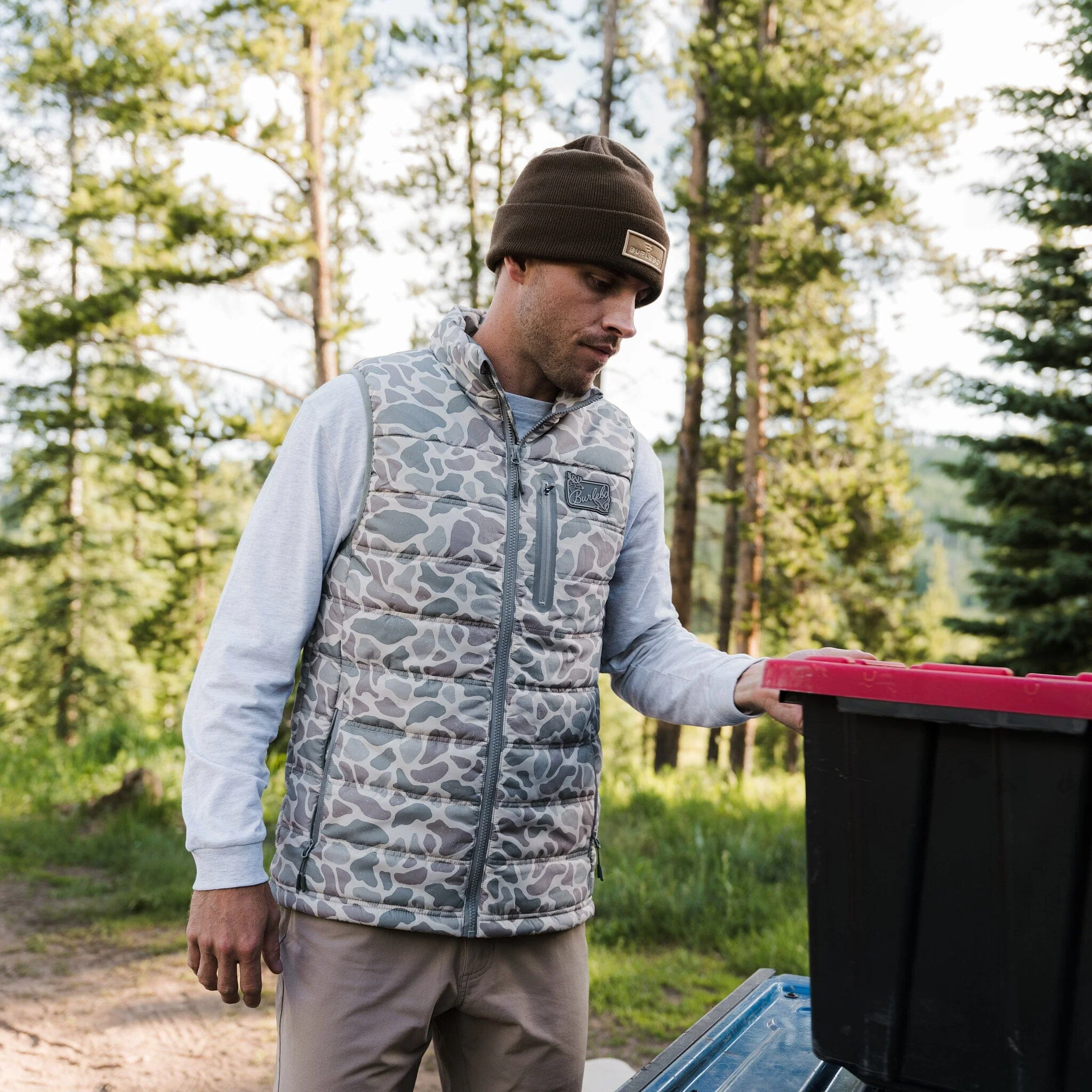 Puffer Vest - Classic Deer Camo - Image 3