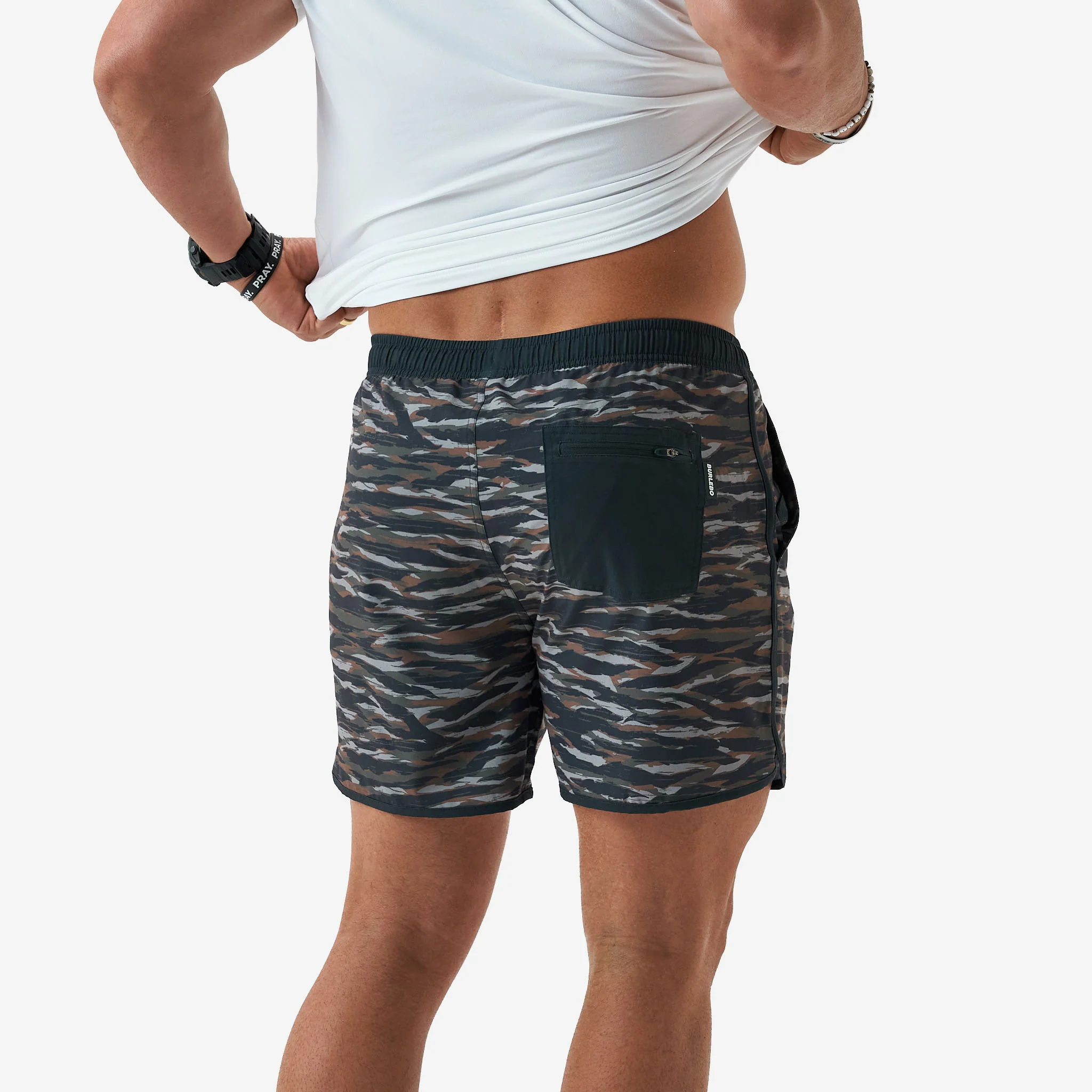 Swim Trunk - Tiger Stripe Camo - Wetland - Image 3