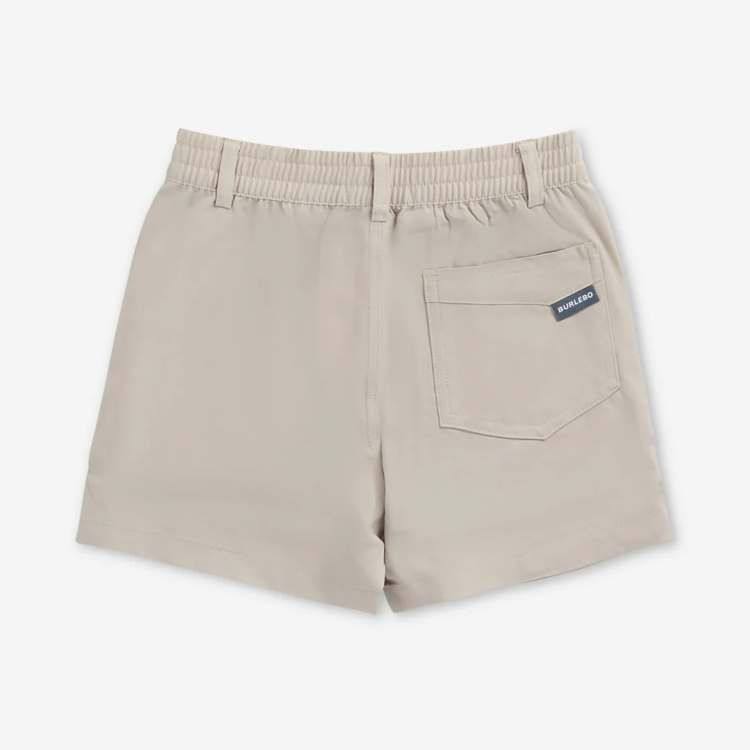 Youth Everyday Short - Light Khaki - American Flag Pocket - Image 7