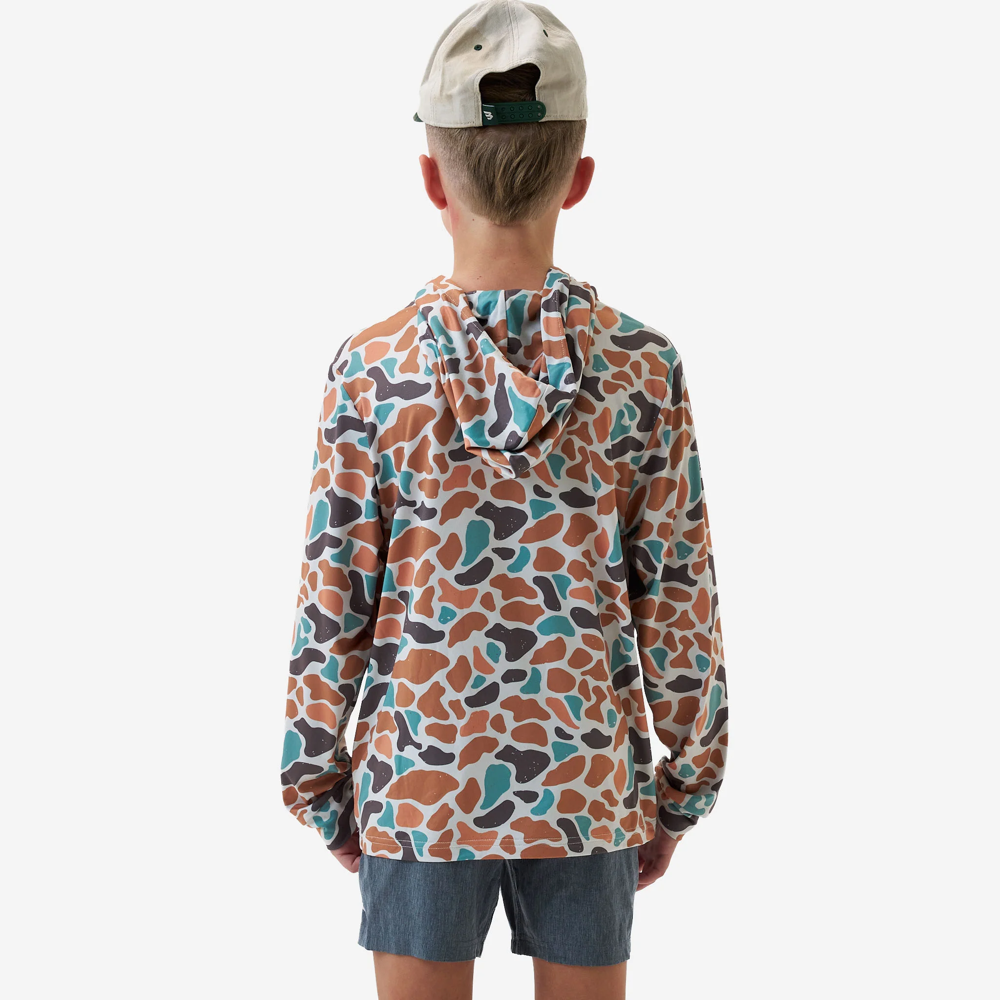 Youth Performance Hoodie - Bayside Camo - Image 2