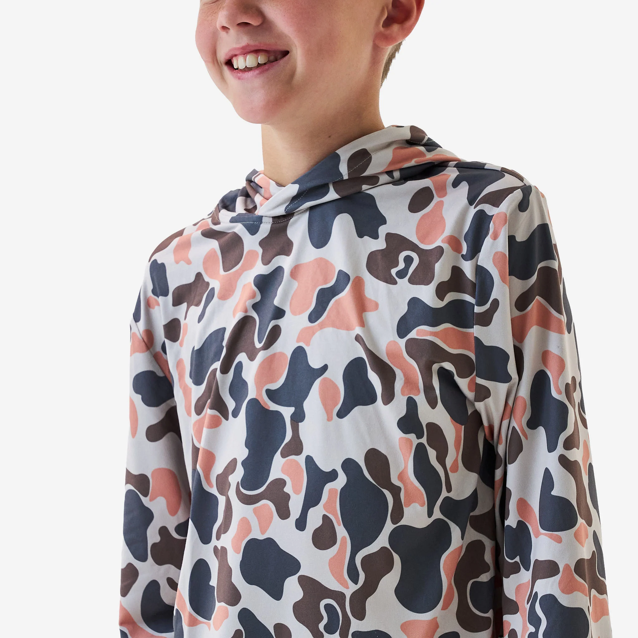 Youth Performance Hoodie - Vintage Camo - Image 3