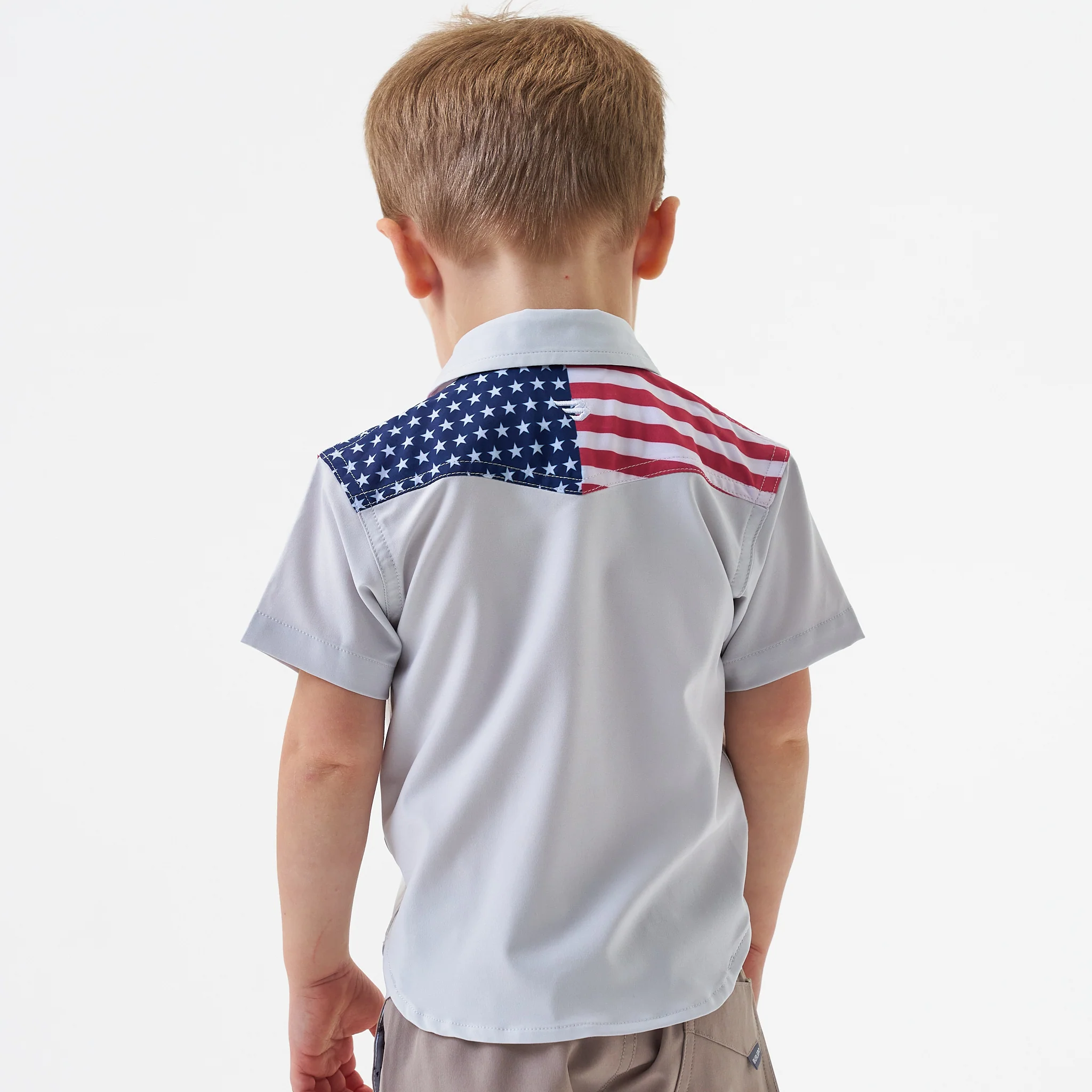 Youth Performance Western Shirt - All American - Image 4